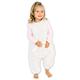 Tealbee DREAMSUIT: Toddler Sleep Sack with Feet 2T 3T - 1.5 TOG Winter Baby Wearable Blanket for Walkers - Bamboo, Organic Cotton Sleeping Bag - Brushed Dots