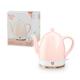 Pinky Up Noelle 1.5 L Ceramic Gooseneck Spout Electric Tea Kettle with Temperature Control - Cordless Design for Boiling Water Pot, Pink, Rose Gold