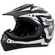 Zorax Black/White L (53-54cm) Kids Children Motocross Motorbike Helmet MX ATV Dirt Bike Helmet ECE 22-06