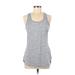 Reebok Active Tank Top: Gray Activewear - Women's Size Medium