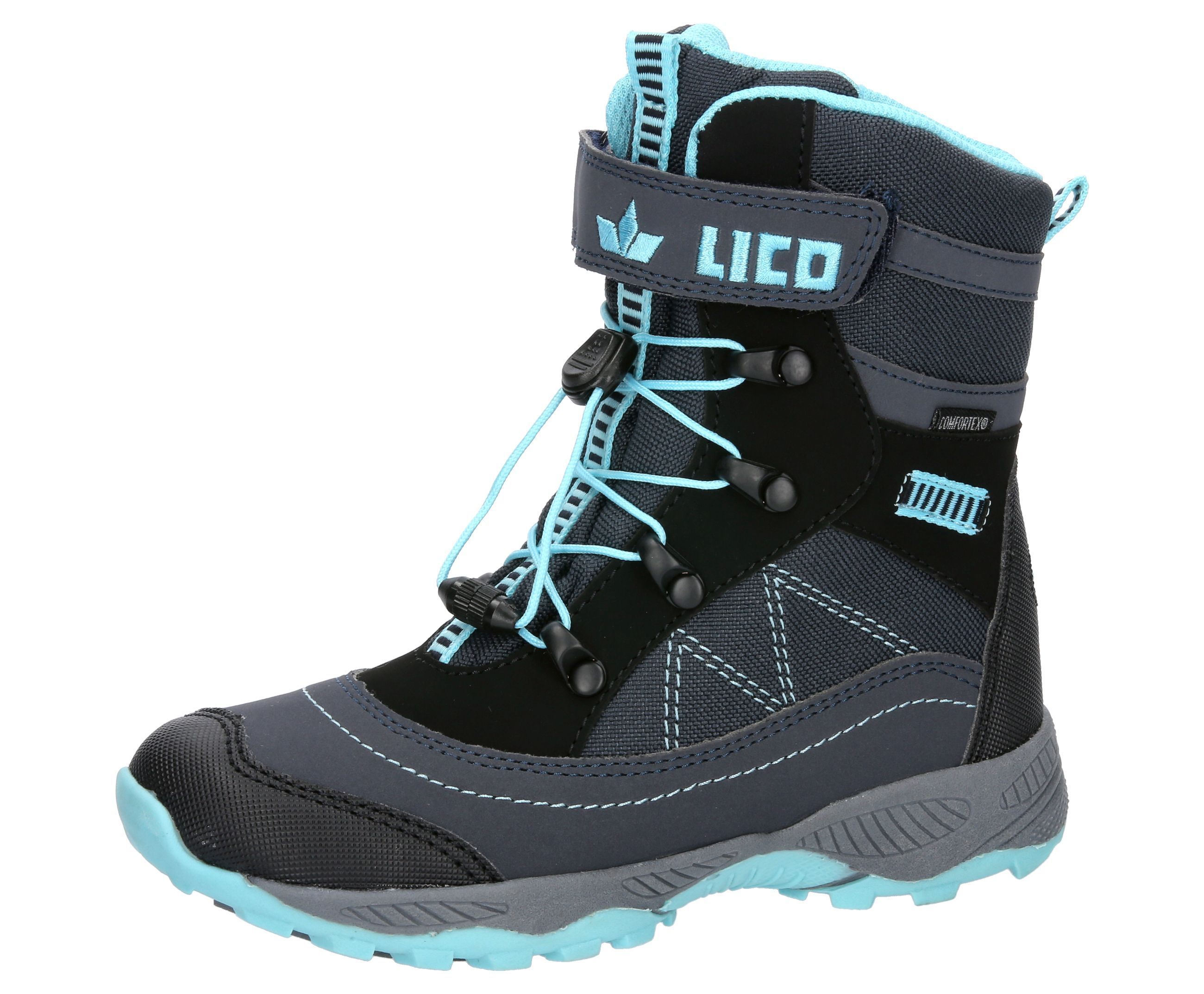 Winterstiefel LICO "Winterboot Sundsvall VS", Gr. 25, blau, Synthetik, Schuhe Image