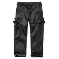 Cargohose BRANDIT "Herren Kids US Ranger Trouser" Gr. 170/176, Normalgrößen, schwarz (black) Jungen Hosen Cargohosen