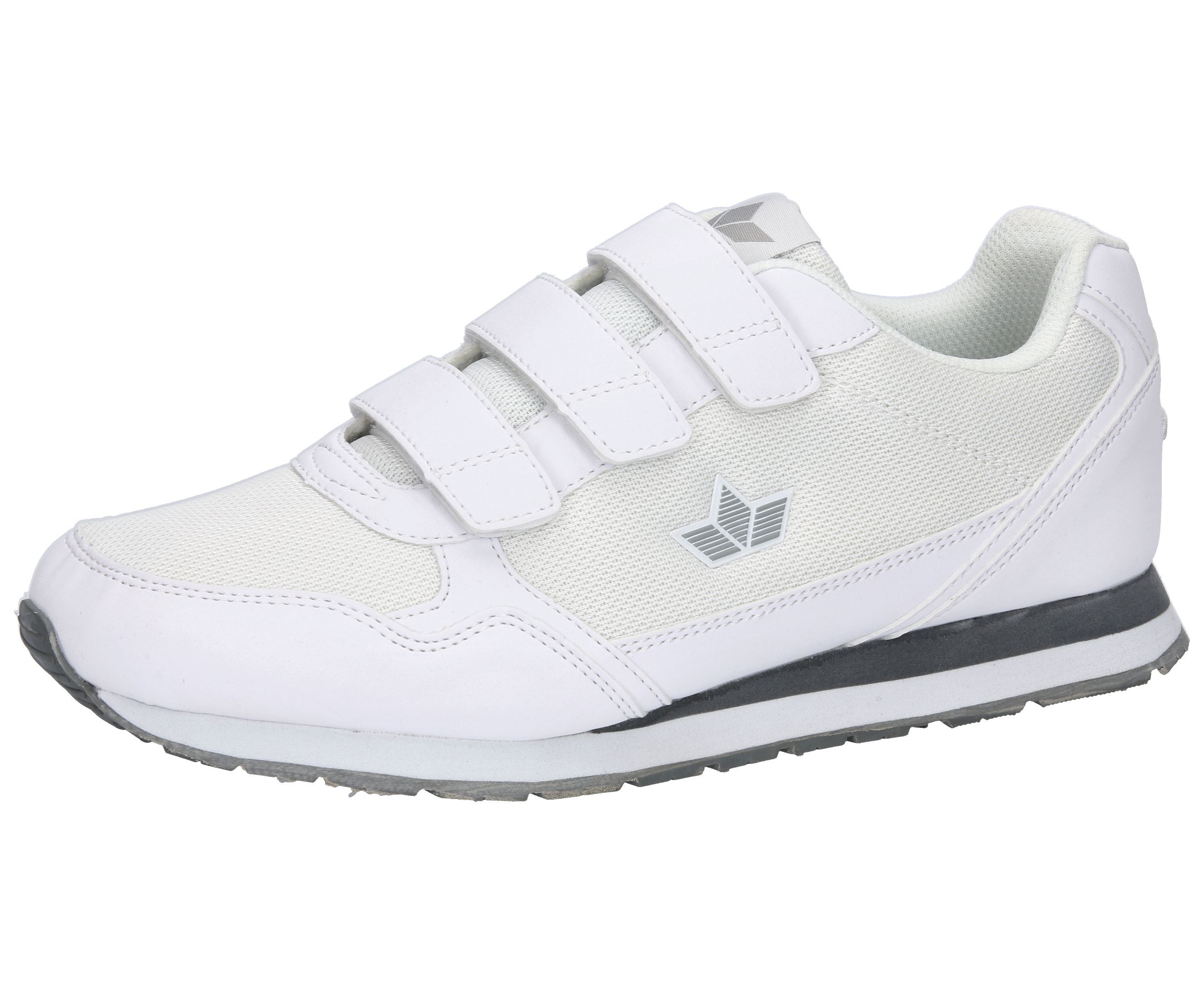 Laufschuh LICO "Joggingschuh Simon V", Herren, Gr. 44, weiß, Synthetik, Schuhe Laufschuh