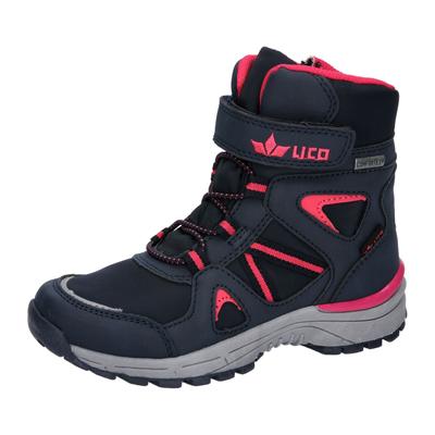 Winterstiefel LICO "Winterboot Bernarda VS", Gr. 38, blau, Synthetik, Schuhe Image