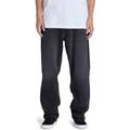 Relax-fit-Jeans DC SHOES "Worker" Gr. 34(L) / Länge 34(L), Länge 34, schwarz (black denim) Herren Jeans Relaxed Fit