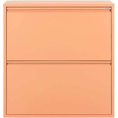 Schuhschrank SPINDER DESIGN, orange (clay terra), B:75cm H:77,5cm T:23cm, Metall, Schränke, Metall, Breite 75 cm Image
