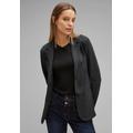 Kurzblazer STREET ONE Gr. 38, schwarz (black) Damen Blazer