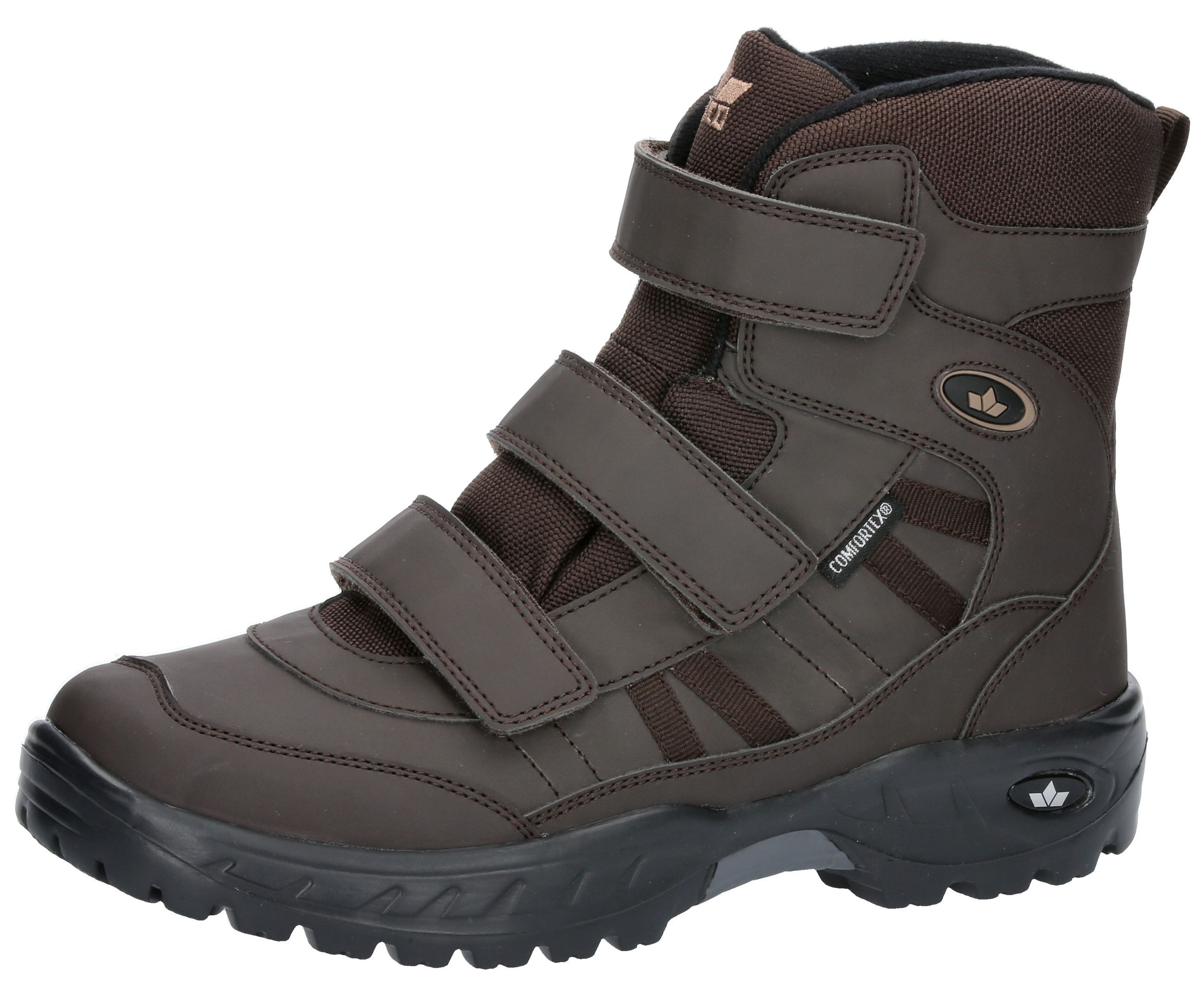 Winterboots LICO "Winterboot Wildlife V", Herren, Gr. 39, braun, Synthetik, Schuhe Winterboots