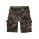 Stoffhose BRANDIT "Herren Kids Urban Legend Shorts" Gr. 170/176, Normalgrößen, grün (woodland) Jungen Hosen Baumwoll- Stoffhosen