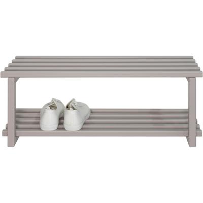 Schuhregal SPINDER DESIGN, grau (silky taupe), B:71cm H:26cm T:34cm, Metall, Regale, Metall, Zeitlos, 6 Paar Schuhe Image