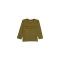 Langarmshirt MARC O'POLO "aus softem Bio-Baumwoll-Jersey" Gr. 128/134, grün Jungen Shirts Langarm