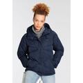 Daunenjacke POLARINO Gr. 40, blau (navy) Damen Jacken Sportjacken