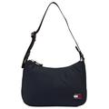 Schultertasche TOMMY JEANS "TJW ESSENTIAL DAILY SHOULDER BAG" Gr. B/H/T: 25 cm x 16 cm x 5 cm, blau (dark night navy) Damen Taschen Handtaschen