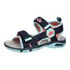 Sandale LICO "Sandale Palau V", Gr. 28, blau, Synthetik, Schuhe