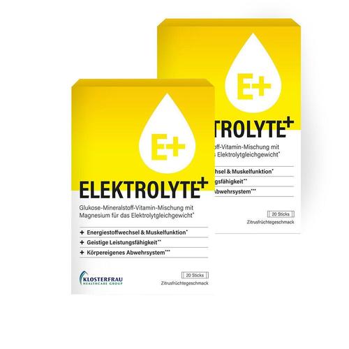 Klosterfrau Elektrolyte+ 2x20 St Granulat zur Herstellung einer Susp. zum Einnehmen