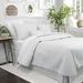 The Tailor's Bed Galena Standard Cotton 3 Piece Coverlet/Bedspread Set Polyester/Polyfill/Cotton in Gray | Wayfair GAL-PRL-CVT-QN-3PC