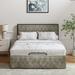 Winston Porter Neilius Upholstered Platform Bed w/ Washable Slipcover Polyester in Gray | King | Wayfair C0AFA6F377834DD89DD288E036D5CC74