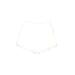 BB Dakota by Steve Madden Shorts: White Print Bottoms - Women's Size Large - Light Wash