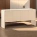 Latitude Run® Minimalist Style 60"L Large Storage Space Sideboard Wood in Brown | 30 H x 60 W x 15.7 D in | Wayfair