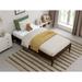 Red Barrel Studio® Anitia Solid Wood Platform Bed Wood in Brown | 14.75 H x 42.6 W x 79.5 D in | Wayfair EFA85C50F267490AADFA45D168C1AED9