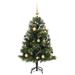 The Holiday Aisle® 4.9' Christmas Tree in White | 13.8 D in | Wayfair 6D969077B0A842E0AF633B347AB29010