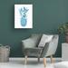 Bay Isle Home™ Watercolor House Plant III On Canvas by Jacob Green Print Canvas in Blue/White | 14 H x 19 W x 2 D in | Wayfair