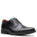 Clarks Whiddon Cap - Mens 12 Black Oxford W