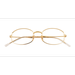 Unisex s oval Gold Metal Prescription eyeglasses - Eyebuydirect s Ray-Ban RB6510