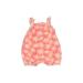 Just One You Made by Carter's Short Sleeve Outfit: Orange Floral Tops - Size 3 Month