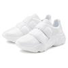 Sneaker LASCANA, Damen, Gr. 39, weiß, Obermaterial: 100% Textilmaterial. Futter: 100% Textilmaterial. Decksohle: 100% Textilmaterial. Laufsohle: 100% Synthetik, unifarben, casual, Schuhe, Freizeitschuh, Halbschuh mit Klettverschluss superleicht VEGAN