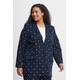 Jackenblazer FRANSA "Fransa FPBLENDA BLA 1" Gr. 42, blau (navy blazer mi) Damen Blazer