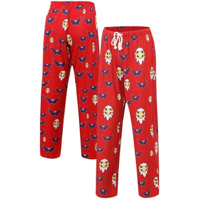 Women's Concepts Sport Red Washington Capitals Gauge Allover-Strick-Schlafhose mit Print Image