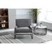 Modern Industrial Accent Chair Soft Velvet Arm Chair Metal Frame Padded Seat Single Chair Livingroom Square Chair