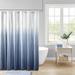 100% Polyester Ombre Shower Curtain, 72" Shower Curtain with 12-Button Holes, Machine Washable