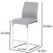 2pcs Bar chair PU leather chrome metal pipe, restaurant, family bar chair - N/A