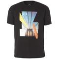 Armani Exchange Men's Regular Fit Brooklyn Bridge Graphic Tee T-Shirt, Black, Klein