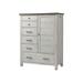 Timber Ridge 46" Wide Chifferobe, Weathered Washed Sierra