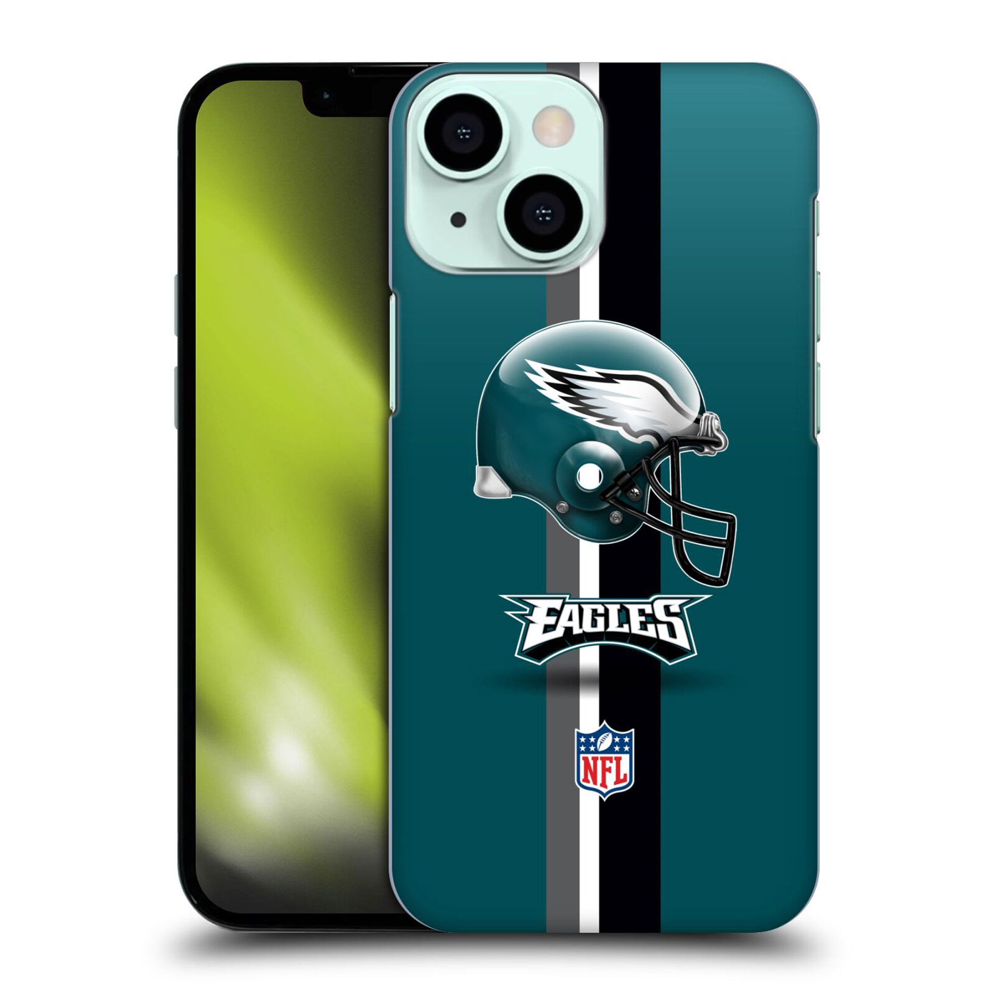 Coque Philadelphia Eagles rigide avec logo du casque - iPhone