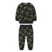 Pimfylm 2Pcs Baby Boys Hoodie Tops Pants Set Long Sleeve Hoodies Long Pants 2PCS Fall Winter Outfits Set Boys Clothing Sets A 90