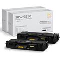 3260/ Workcentre 3225 Black High Capacity Toner-Cartridge (3 500 Pages) - 106R02777: 2-Pack Eaxiu106R02777 Toner Replacement for Xerox Phaser 3052 3260 WorkCentre 3215 3225 Printe