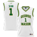 Youth GameDay Greats #1 White George Mason Patriots Lightweight Basketball Jersey
