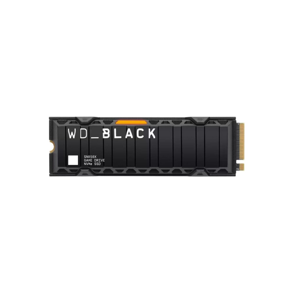 Western Digital SSD WD Black 2TB SN850X Gaming NVME M.2 PCIe WDS200T2XHE m. Kühlkörper PCIe 4.0 x4 Image