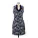 Belle Badgley Mischka Casual Dress - Sheath: Blue Dresses - Women's Size 10