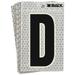 BRADY 3010-D Ultra Reflective Letter,D,PK10