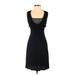 Ella Moss Casual Dress - Sheath: Black Solid Dresses - Women's Size Small