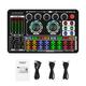 Jiakalamo Audio Mixer, F999 Bluetooth Stereo Audio Mixer Live Sound Card and Audio Interface with DJ Mixer Effects and Voice Changer for Streaming/Podcasting/Gaming/PC/Recording Studio(Black)
