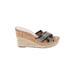 Guess Wedges: Slide Platform Boho Chic Gray Shoes - Women's Size 8 - Open Toe