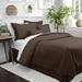 The Tailor's Bed Galena 100% Giza Egytian Cotton Sateen Coverlet Set Polyester/Polyfill/Cotton in Gray | Wayfair GAL-CHO-CVT-TW-5PC