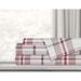 Safdie & Co. Inc. Guest Room Case Pack Flannel in Red/White | King | Wayfair 34114.4K.10