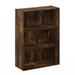 Union Rustic Badlands 3-Tier No Tool Assembly Open Shelf Bookcase, French Oak Wood in Brown | 32" H x 23" W x 10" D | Wayfair